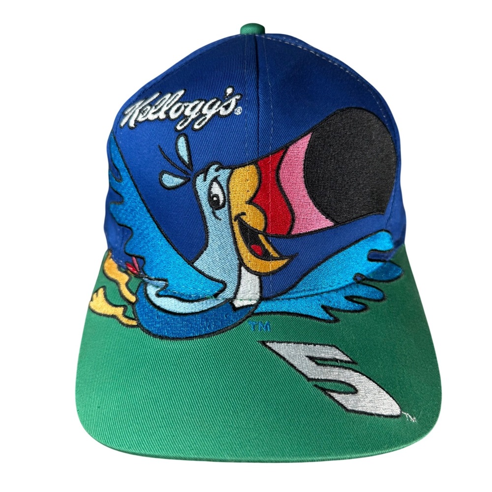 Chase Authentics Terry Labonte Hat Mens OSFM Blue Kellogg's Froot Loops Vintage
